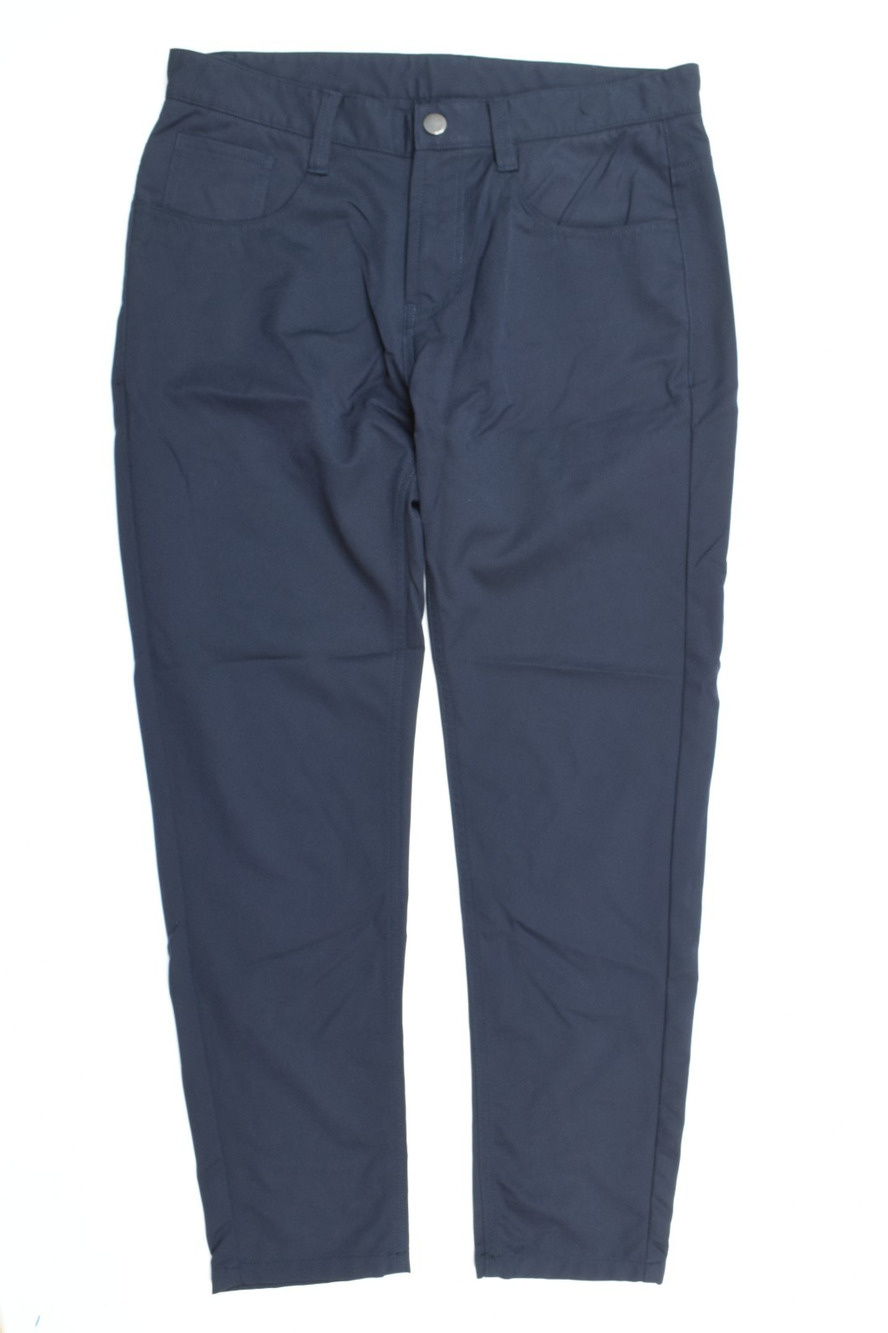 U-510 Tech Chino Pants Mens 30x27 Navy Blue Stretch Straight Leg Slim Fit